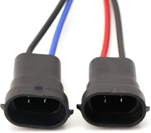 iJDMTOY Y-Splitter H9/H11 to H4 Conversion Wire Harness Adapters Compatible with 2014-up Harley Davidson Street Glide Special, 2015-up Road King Special w/H4 Dual Beam in Saudi Arabia