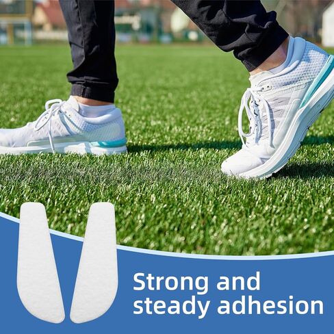 6 Pairs Medial Lateral Heel Wedge Felt Insoles for Foot Alignment, Knock Knee Pain, Bow Legs, Osteoarthritis Adhesive Shoe Inserts for Men and Women in Saudi Arabia
