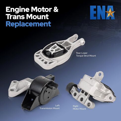 ENA Engine Motor Mount Set Compatible with Chevrolet Sonic 2013 2014 2015 2016 1.8L Replacement for A5595 A5596 A5726 A5596 A5597 95133816 95870474 95350019 95493722 96852632 95474687 in Saudi Arabia