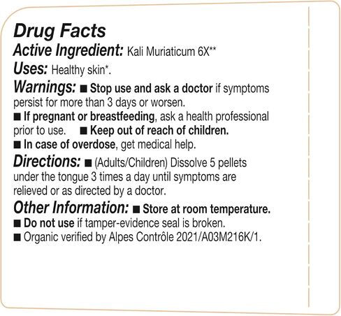 Silicea- OLLOIS - Organic & Vegan, Kosher Certified, Cell Salt #12 (Approx. 80 pellets) in Saudi Arabia