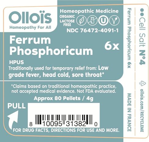Silicea- OLLOIS - Organic & Vegan, Kosher Certified, Cell Salt #12 (Approx. 80 pellets) in Saudi Arabia