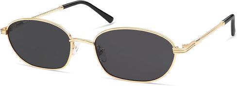 Retro Small Oval Sunglasses For Women Men Hexagonal Rectangle Metal Sun Glasses AP3716 in Kuwait