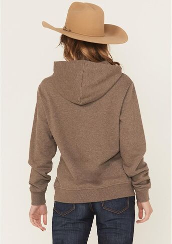 Cinch Women's Sea Green and Brown Hooded Pullover in Saudi Arabia