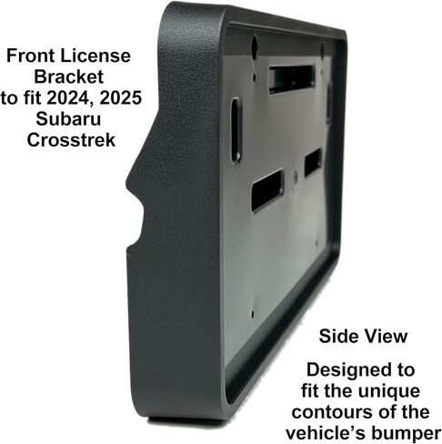 C&C Car Worx CT-24-FP Front License Plate Frame Bracket Mount Compatible with All Models of 2024, 2025 Subaru Crosstrek but NOT Wilderness Edition in Saudi Arabia