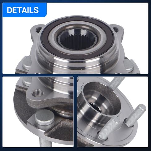 Autoround 512517 Rear Wheel Bearing and Hub Assembly Compatible with Ford Mustang 2015-2023, GT 2017-2018, 5 Lug w/ABS in Saudi Arabia