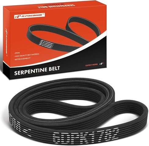 A-Premium Dual-Sided Serpentine Drive Belt Compatible with Chevrolet Cobalt 2005-2007 & Saturn Ion 2004-2007, 2.0L in Saudi Arabia