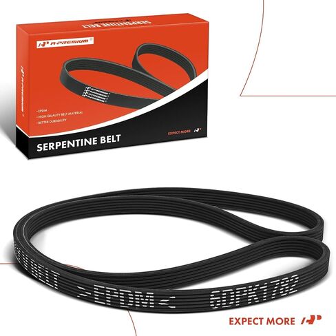 A-Premium Dual-Sided Serpentine Drive Belt Compatible with Chevrolet Cobalt 2005-2007 & Saturn Ion 2004-2007, 2.0L in Saudi Arabia
