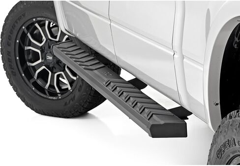 Rough Country BA2 Running Boards for Ford F-150 (2009-2024) - Wide 5" Non-Slip Side Steps in Saudi Arabia