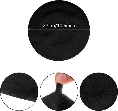 Choyaxo 2pcs وشاح قبعة Beret French للنساء حفلة ذات طابع فرنسي تحت عنوان in Saudi Arabia