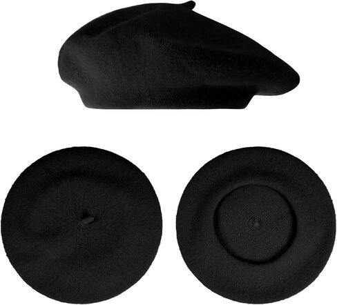 Choyaxo 2pcs وشاح قبعة Beret French للنساء حفلة ذات طابع فرنسي تحت عنوان in Saudi Arabia