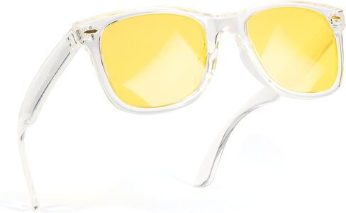 FancyPink Night Driving Glasses for Women Trendy Yellow Anti Glare Lens for Nighttime Polarized Night Vision Glasses in Saudi Arabia