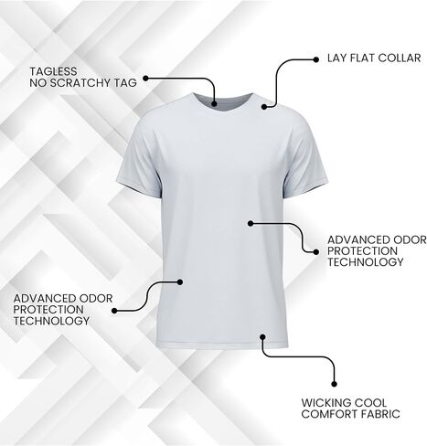 Mens Crew Neck Short Sleeve T-Shirts Cotton Breathable Summer Tees S-2XL in Saudi Arabia