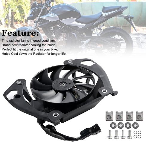 Topteng Engine Radiator Cooling Fan Radiator Fan for HONDA CB500F 2019-2021 in Saudi Arabia