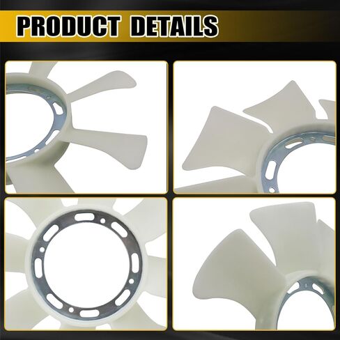 GXARTS محرك تبريد مروحة بليد R26515141 متوافق مع مازدا B2000 1989 B2200 B2600 2.6L 1990-1993 in Saudi Arabia