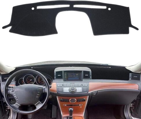 Dashboard Cover Custom Fit for Infiniti G25 G25X G35 G35X G37 G37X 2008 2009 2010 2011 2012 2013,Infiniti Q40 Q60 2014 2015,Dash Cover Mat Pad Carpet Protector (Black) in Kuwait