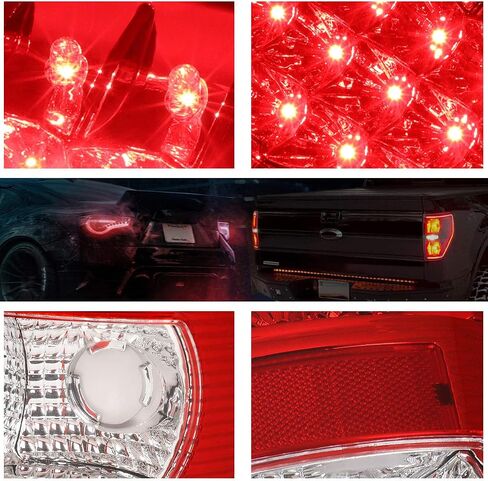 مجموعة مصابيح الفرامل LED الكاملة PM PERFORMOTOR متوافقة مع 97-07 F250-F350 Super Duty، غطاء من الكروم/عدسة شفافة in Saudi Arabia