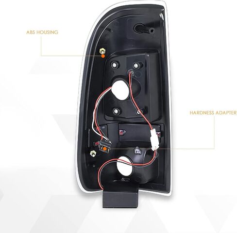 مجموعة مصابيح الفرامل LED الكاملة PM PERFORMOTOR متوافقة مع 97-07 F250-F350 Super Duty، غطاء من الكروم/عدسة شفافة in Saudi Arabia