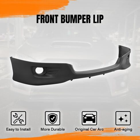 Front Bumper Lip Spoiler Compatible with 2010-2011 Toyota Camry, PU Unpainted Black OEM Style Add-on Front Splitter Air Dam Chin Protector in Saudi Arabia