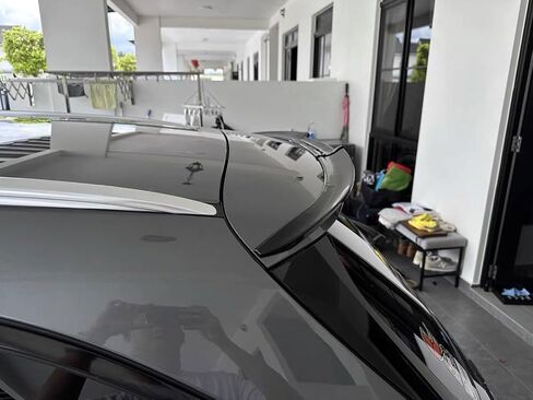 جناح خلفي للسيارة Genesis G70 2017 2018 2019 2020 2020 2021 2022 2023 2024، جناح جناح جناح خلفي للسيارة ملحقات تزيين جناح جناح خلفي، أسود ساطع in Kuwait