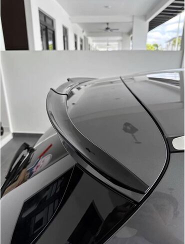 جناح خلفي للسيارة Genesis G70 2017 2018 2019 2020 2020 2021 2022 2023 2024، جناح جناح جناح خلفي للسيارة ملحقات تزيين جناح جناح خلفي، أسود ساطع in Kuwait