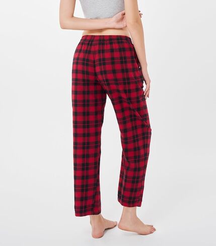 DAVID ARCHY 2 Pack Women Plaid Pajama Pants Lounge Comfy Cotton Flannel Pajama Bottoms Drawstring Pj Pants with Pockets in Kuwait