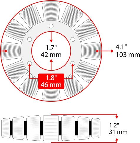 Caltric Stator and Cover Gasket Compatible with Honda Foreman Rubicon 500 TRX500FA 2001-2014 in Saudi Arabia