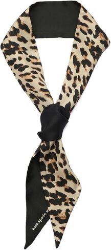 Kate Spade Women's Downtown Leopard Silk Skinny, Stylish Fashion Accessory for Everyday Styling in Kuwait