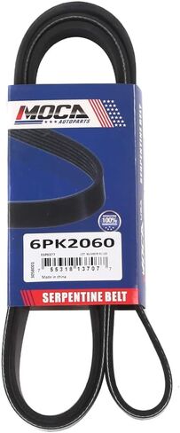 6PK2060 حزام سيربنتين مناسب 14-18 لرام 1500 3L، 13-15 لشفروليه كامارو 6.2L، 09-11 لسيارات BMW 335d 3L، 94-99 لفورد رينجر 4L، 91-93 سونوما 2.5L، 06-10 لكيا أوبتيما 2.7L، 15-19 RC F 5 لتر in Saudi Arabia