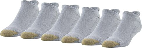 GOLDTOE Mens 656ht Cotton No Show Heel Tab Athletic Socks, 6-pairs in Saudi Arabia