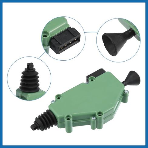 Front Left Right Door Lock Latch Actuator Replacement Fit for Volkswagen EuroVan - Pack of 1 Green Black Item Replacement in Saudi Arabia