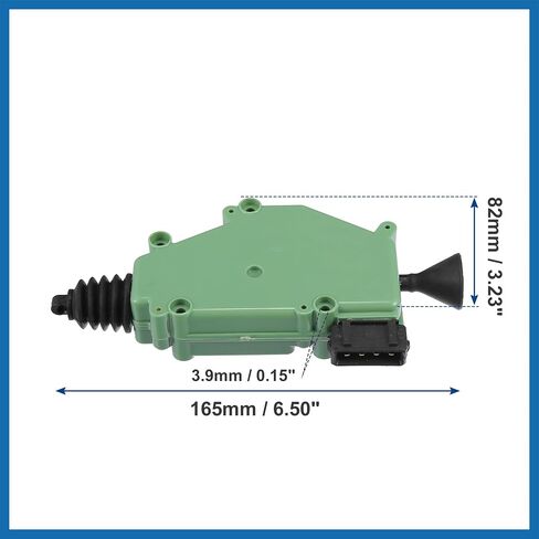 Front Left Right Door Lock Latch Actuator Replacement Fit for Volkswagen EuroVan - Pack of 1 Green Black Item Replacement in Saudi Arabia