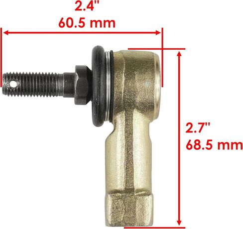 Caltric Two Sets Of Tie Rod End Kit Compatible with Honda Trx300Ex 300-Ex Sportrax 300 2000-2009 in Saudi Arabia