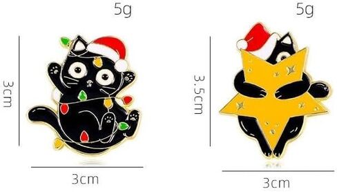 Cute Christmas Brooch Pins,Xmas Red Green Cartoon Enamel Badge Metal Backpack Badge,Versatile Clothing Hat Embellishment, Best Friend's Wedding Holiday Gift in Saudi Arabia