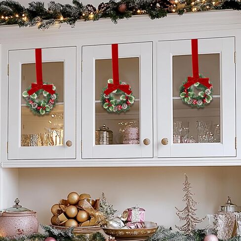 Lighted Christmas Wreaths for Front Door Sign Pre-Lit Snowman & Timer Christmas Door Decorations Hanging Sign Wooden Xmas Decor Window Wall Office Home Decor Indoor Outdoor in Kuwait