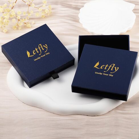 LETFLY Zodiac Natural Shell Layered Gold Necklace for Women, 18K Gold Plated Square Shaped Pendant with Adjustable Layered Snake Chain for Womens Jewelry Gifts in Kuwait