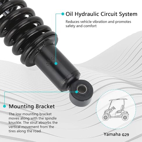 10L0L Heavy Duty Rear Shock Absorbers Kit for Yamaha G29 JR6-F2210-00,2pcs Golf Cart HD Rear Shocks Assembly for Yamaha G&E G1 G16 G19 G20 G22 G29 JR6-F2210-00 JN3-F2210-00 JN4-F2210-00-00 in Saudi Arabia