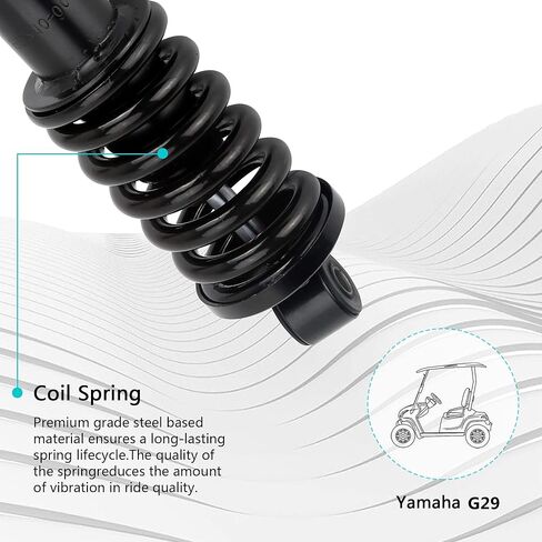10L0L Heavy Duty Rear Shock Absorbers Kit for Yamaha G29 JR6-F2210-00,2pcs Golf Cart HD Rear Shocks Assembly for Yamaha G&E G1 G16 G19 G20 G22 G29 JR6-F2210-00 JN3-F2210-00 JN4-F2210-00-00 in Saudi Arabia