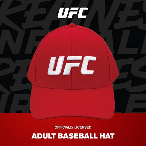 قبعة بيسبول Concept One UFC، قبعة رياضية نشطة مكونة من 6 ألواح للكبار مع حافة منحنية in Kuwait