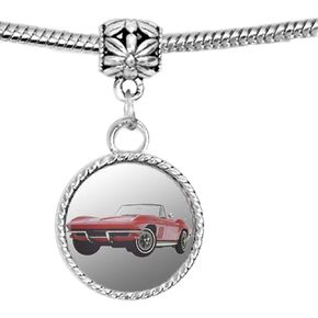 Arthwick Store 1965 Corvette Stingray Charm Pendant Bracelet in Saudi Arabia