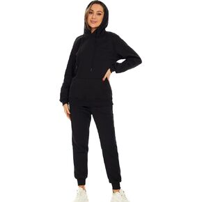 BAICAIYU المرأة هوديس و Sweatpants البدلة 2 قطعة ملابس رجالية رياضية قناع السترة Sweatsuits عداء ببطء مجموعات in Kuwait