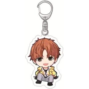 Cartoon Anime Pendant Keychains Holder Car Key Ring Mobile Phone Bag Hanging Cute Kawaii Chibi Dandadan (Jin Enjoji (Jiji)/Style 1) in Kuwait