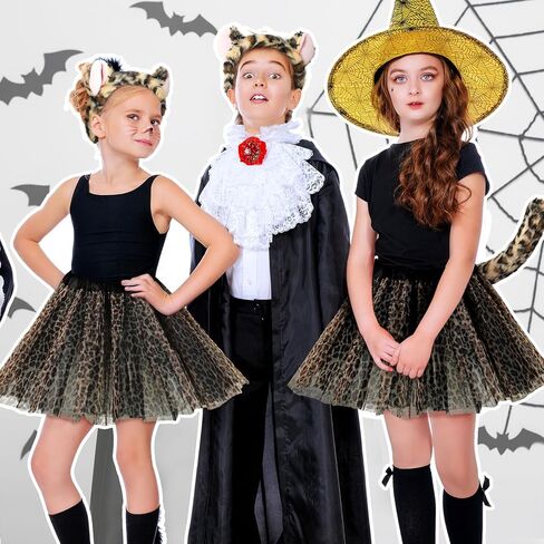TecUnite 3 قطع زي الهالوين على شكل حيوان توتو آذان عقال ذيل فستان بتصميم حالم طقم أزياء للشباب والكبار في الهالوين التنكرية in Kuwait