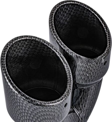 Vechkom 2.5 Inlet Dual Black Exhaust Tips Stainless Steel Car Tail Pipe 3" Outlet Car Muffler Adjustable For Most Vehicles Exterior Rear Tip Pipe in Kuwait