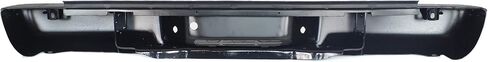 Garage-Pro Step Bumper For 1988-1999 Chevrolet C1500 Rear Includes Pads/Brackets/Hardware/Lic. Lamp Stepside w/Impact Strips Black in Saudi Arabia