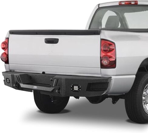 Hooke Road 02-08 Ram 1500 Rear Steel Bumper for Dodge Ram 1500 2002 2003 2004 2005 2006 2007 2008 Pickup Truck in Saudi Arabia