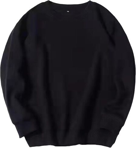 Oversized Sweatshirt For Women Fleece Lined Crewneck Sweatshirts Women Long Sleeve Pullover Sweater 2025 Fall Winter Outfits in Saudi Arabia