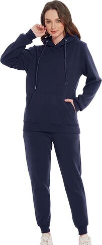 BAICAIYU Women's Hoodies and Sweatpants Suit 2 Pcs Outfits Men's Tracksuit Hooded Pullover Sweatsuits Jogger Sets in Saudi Arabia
