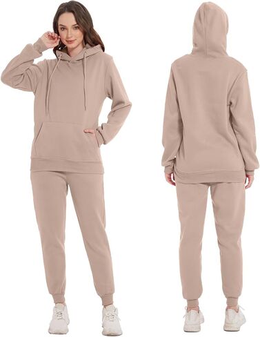 BAICAIYU Women's Hoodies and Sweatpants Suit 2 Pcs Outfits Men's Tracksuit Hooded Pullover Sweatsuits Jogger Sets in Saudi Arabia