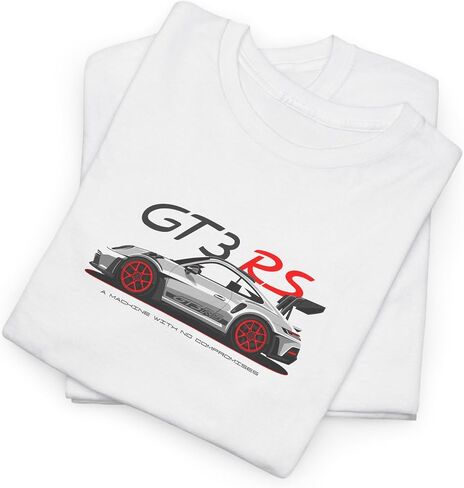 Wrofee GT3 RS Cartoon Style T-Shirt – Track-Ready Supercar Tee for Racing Motorsport Fans and Car Enthusiasts in Saudi Arabia