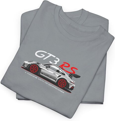 Wrofee GT3 RS Cartoon Style T-Shirt – Track-Ready Supercar Tee for Racing Motorsport Fans and Car Enthusiasts in Saudi Arabia